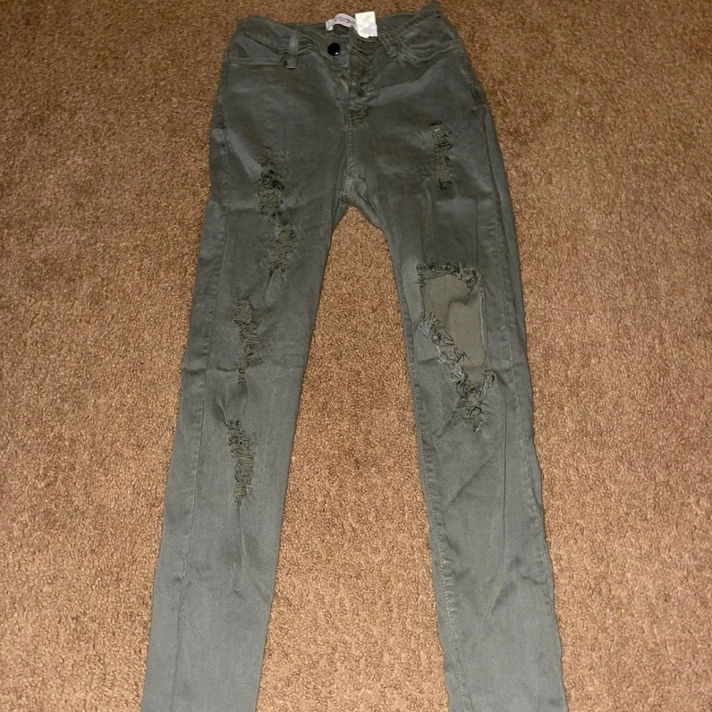 Vibrant Green Skinny Jeans